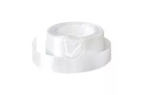Лента атласная БЕЛАЯ, 2,5см * 25м 