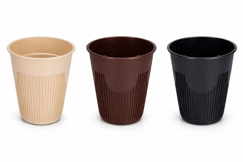 Plastic cup 350ml, black
