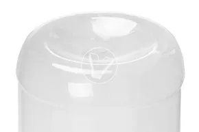 Бутылка 500 мл,КРУГЛАЯ с широким горлом, БЕЗ КРЫШКИ, прозрачная, ПЭТ 