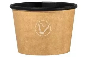 Супница черная без крышки, OneBowl 380 мл. 