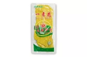 Rubber gloves, 50 g, size L, yellow