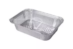 Aluminum container, 260*190*60 mm, 1900 ml