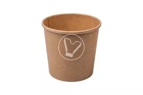 Soup bowl without lid EcoSoup, 760 ml, kraft