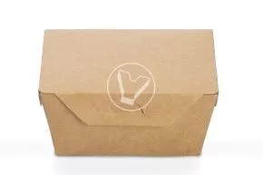 Ланч-бокс CRAFTBOX400, 115*115*50 мм, крафт